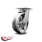 Service Caster 6 Inch Kingpinless V Groove Semi Steel Wheel Swivel Top Plate Caster SCC SCC-KP30S620-VGR - alternate 2